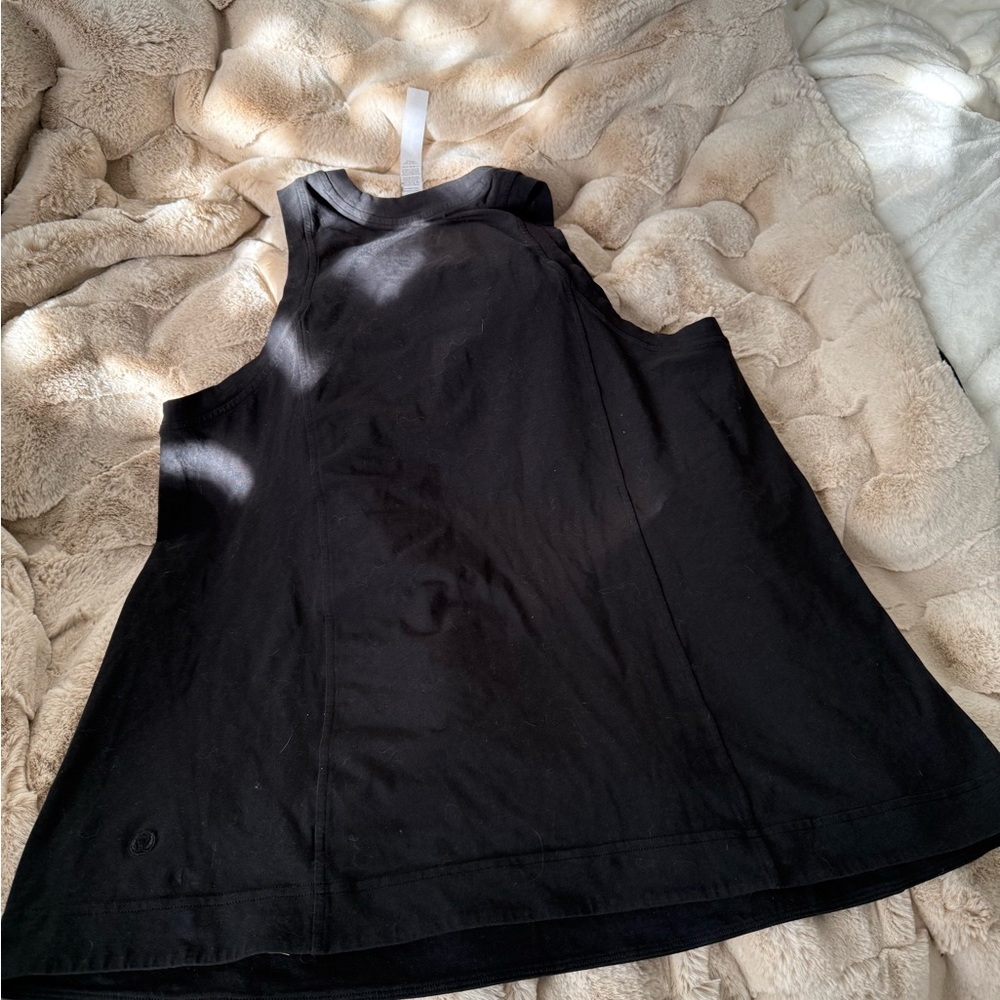 Lululemon long cotton crew neck tank top - Picture 3 of 7